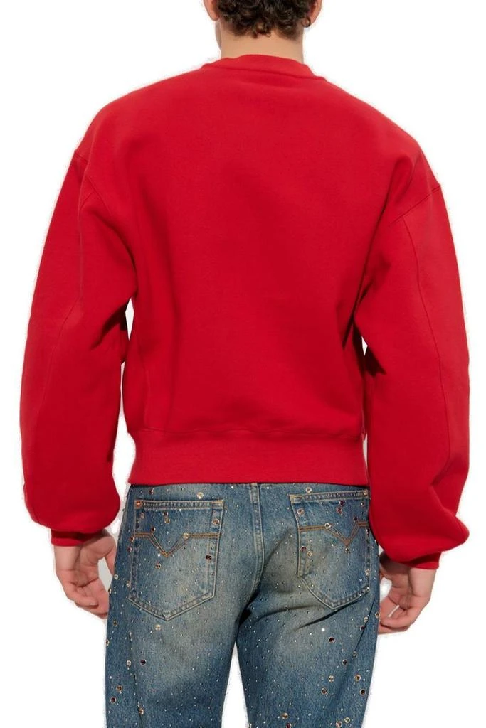 Versace Versace Logo-Embellished Crewneck Sweatshirt 3