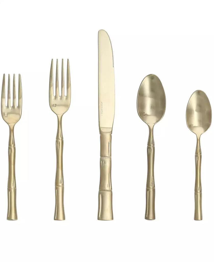 Fortessa Royal Pacific Brushed 20-Piece Flatware Set, Service for 4