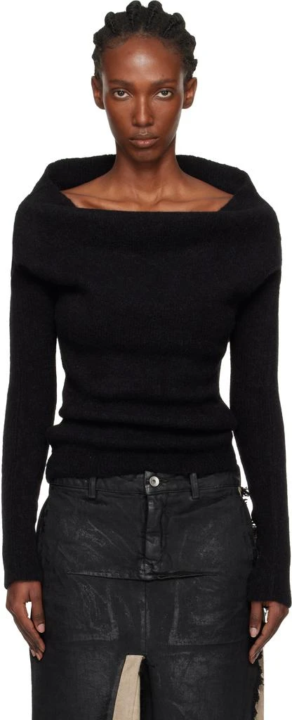 Rick Owens Black Concordians Runway LS Turtleneck 1