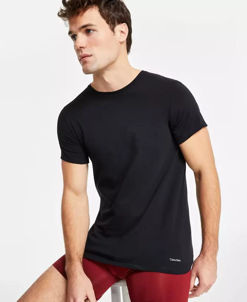 Calvin Klein Men's 5-Pack Cotton Classics Crew Neck Undershirts, Created for Macy's 3