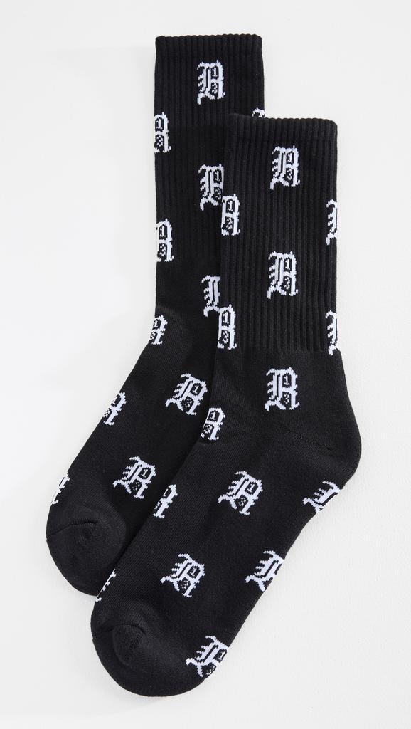 R13 R13 Allover Logo Socks