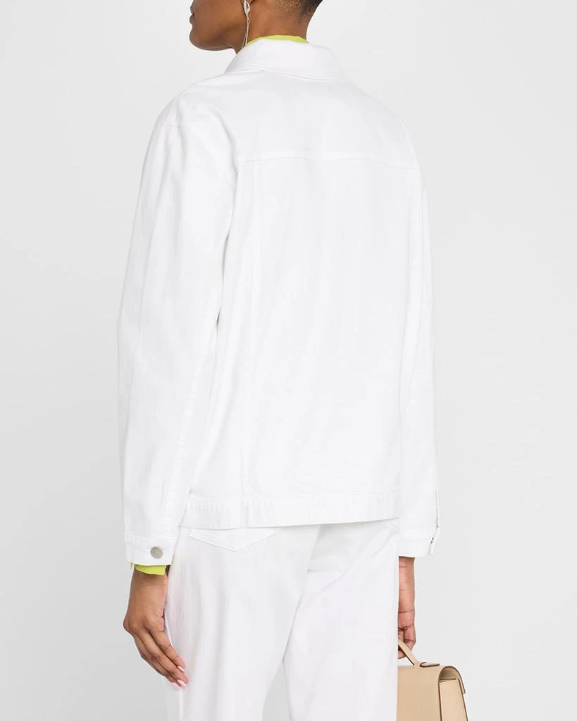 Eileen Fisher Garment-Dyed Organic Cotton Denim Jacket 3