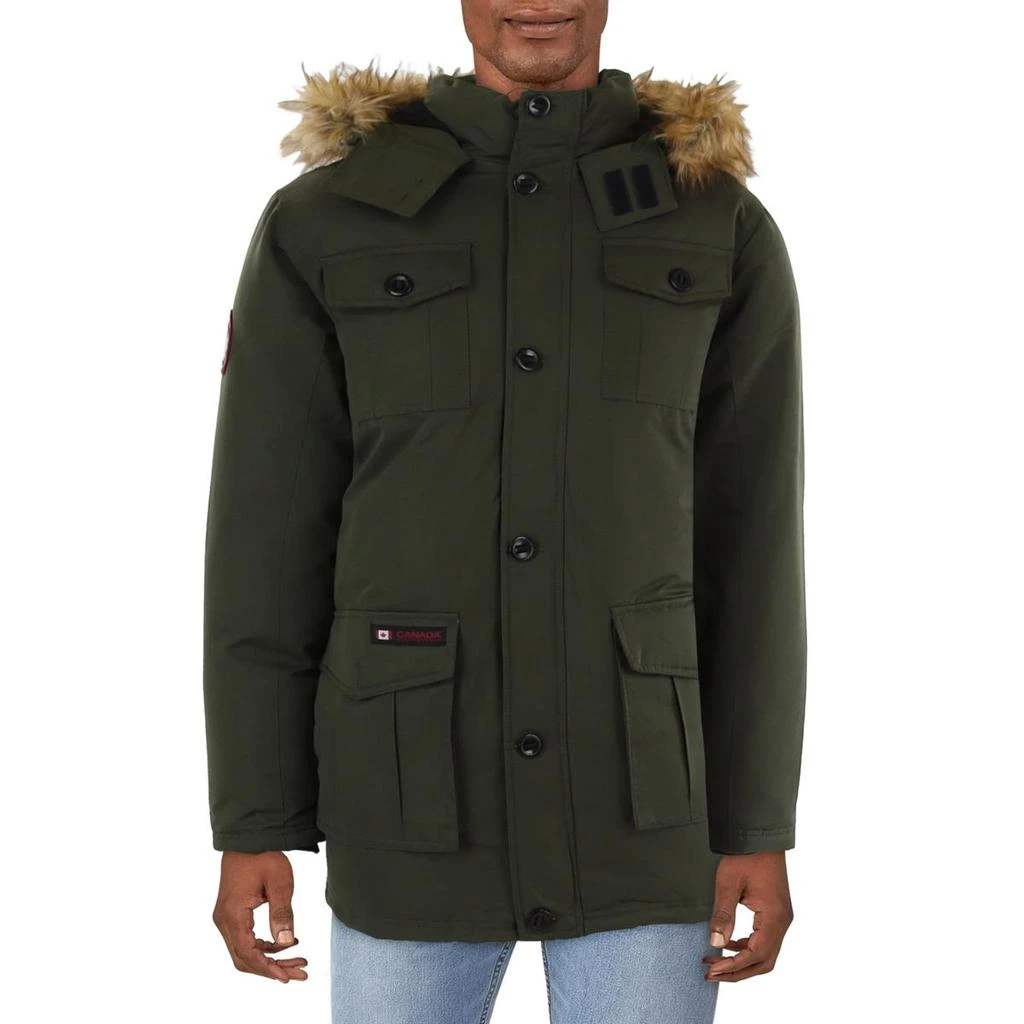 Canada Weather Gear Mens Short Cold Weather Parka Coat 1