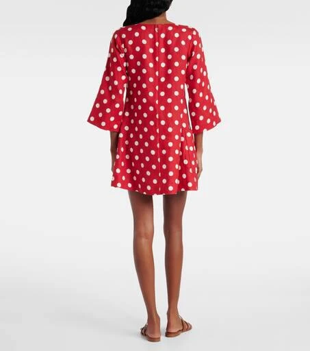Posse Nina polka-dot linen minidress 3