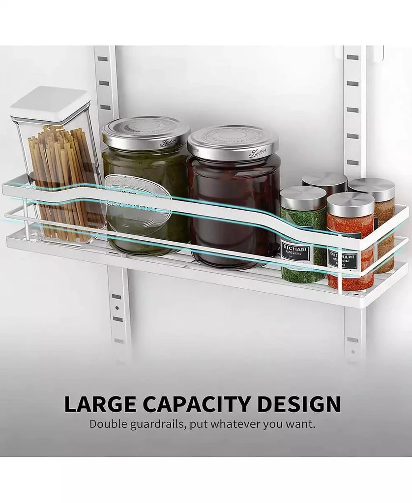 YIGII 9-Tier Metal Over-the-Door Organizer for Kitchen, Bathroom, Laundry 4
