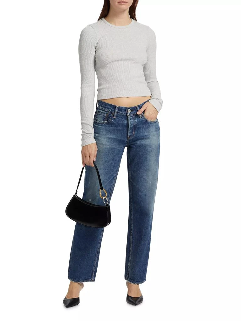 MOUSSY VINTAGE Ridgefield Straight Low-Rise Jeans 2