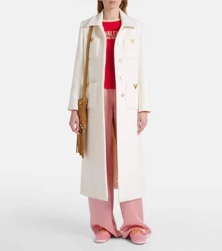 Valentino VLogo Signature satin slides 3