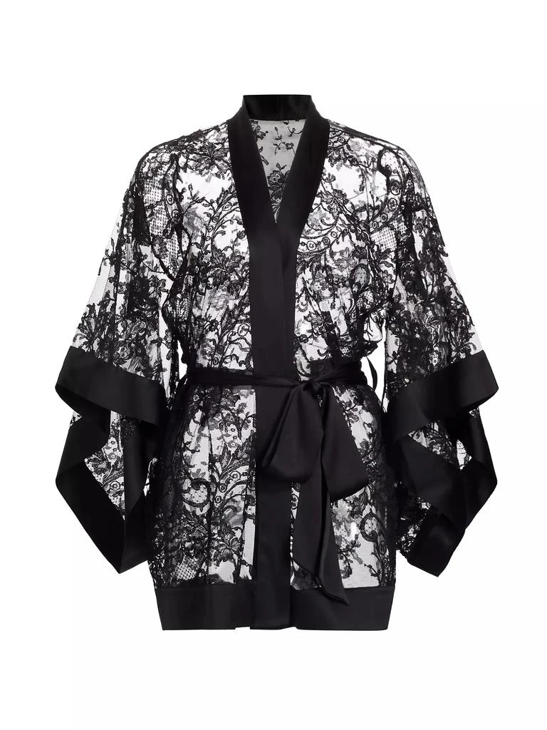 Kiki De Montparnasse Camille Floral Lace Robe 1