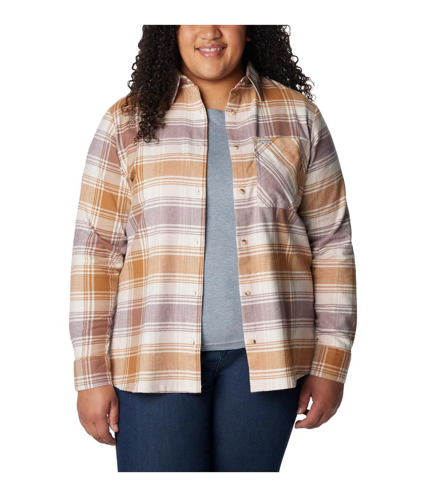 Columbia Plus Size Calico Basin™ Flannel Long Sleeve Shirt