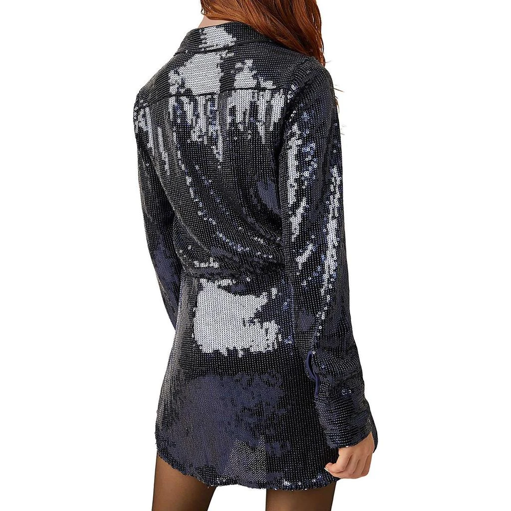 Free People Sophie Womens Collar Mini Shirtdress 2