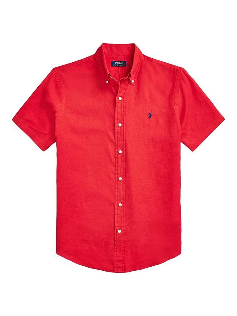 Ralph Lauren Classic-Fit Short-Sleeve Linen Shirt 1