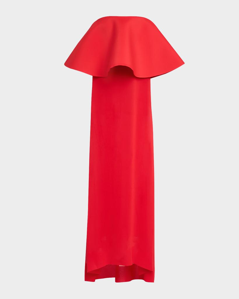 Jacquemus Vela Long Sheer Strapless Dress - Dresses & Skirts