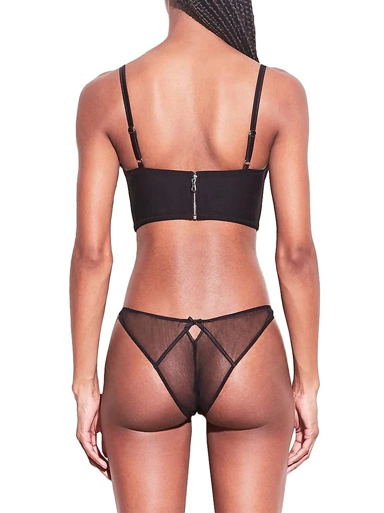 Fleur du Mal Lily Lace Longline Underwire Bra 5