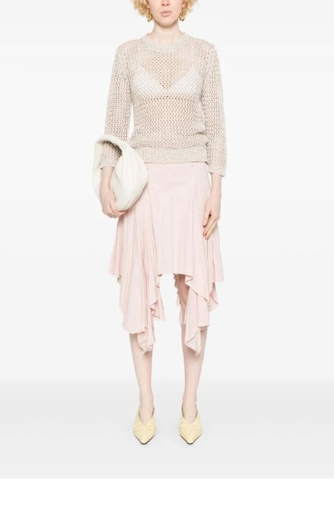 Fabiana Filippi Open Weave Lightweight Knit Sweater