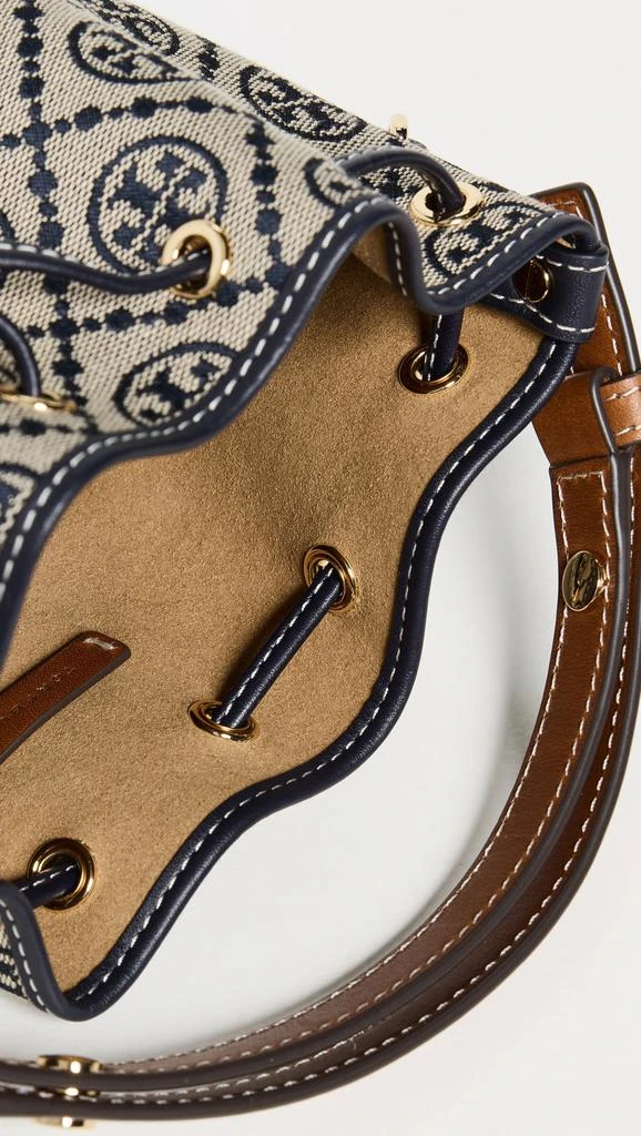 Tory Burch T Monogram Mini Bucket Bag 5