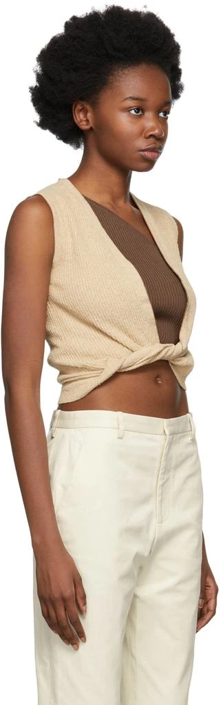 Jacquemus Beige 'Le Haut Noué' Vest 2