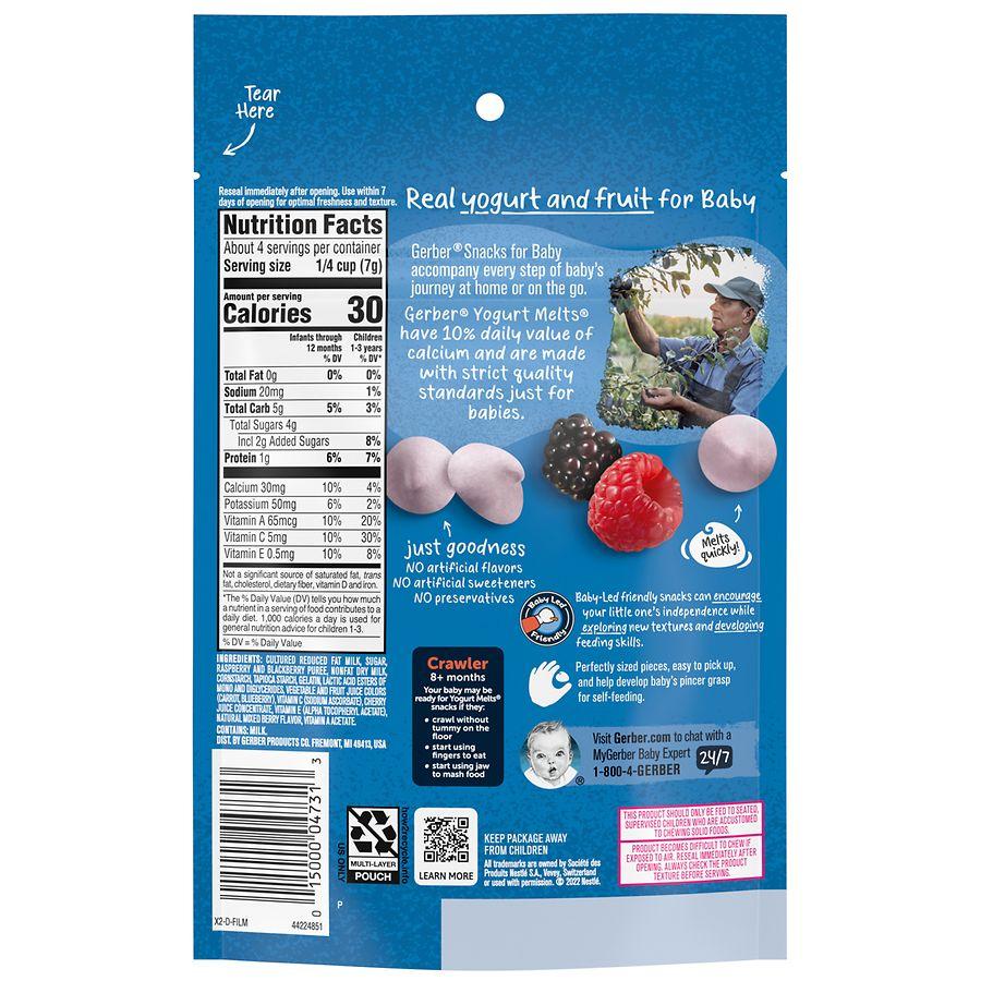 Gerber Yogurt Melts Mixed Berry, Mixed Berry