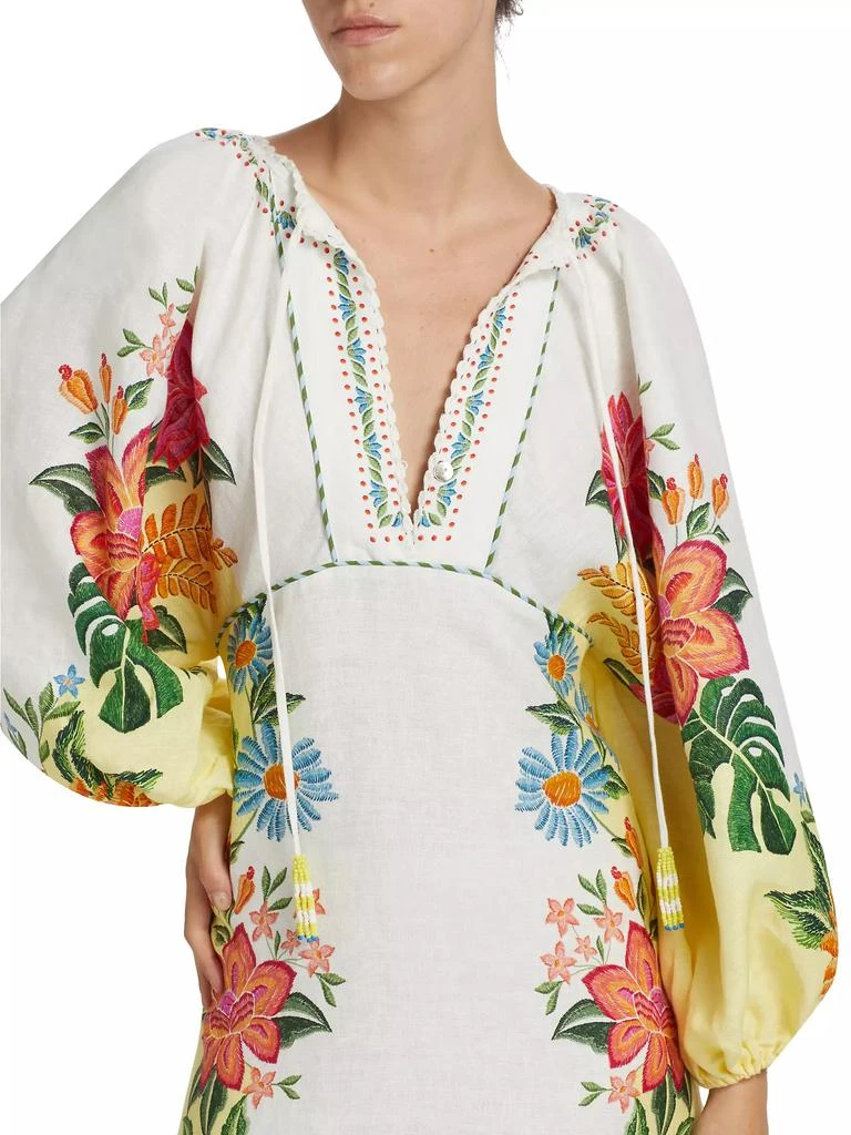 Farm Rio Bloom Garden Midi Dress 6