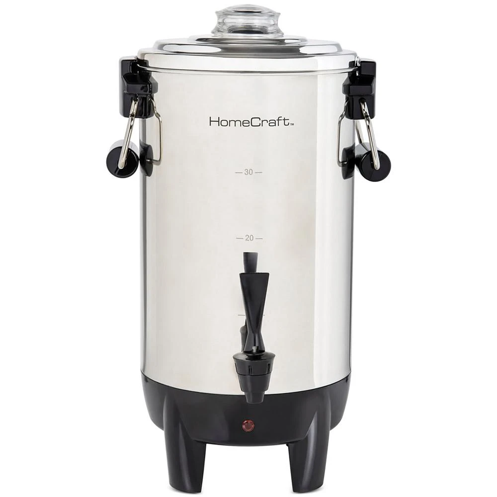 HomeCraft HCCU30SS Quick-Brewing Automatic 30-Cup Coffee Urn 1