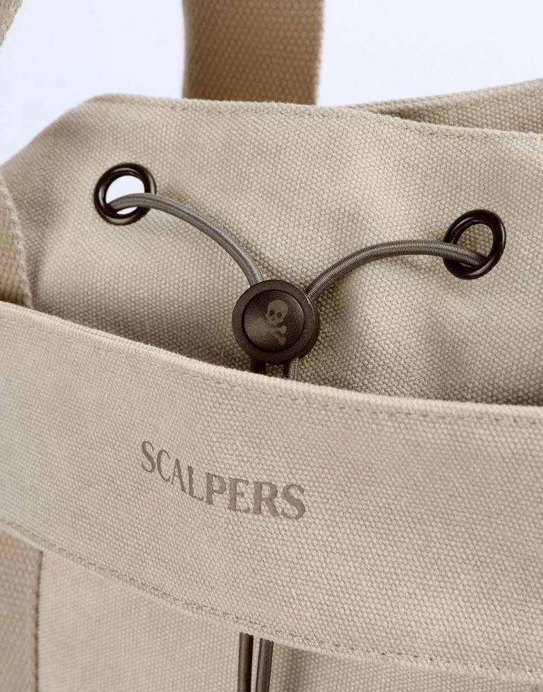 Scalpers Scalpers new panama backpack in beige 3