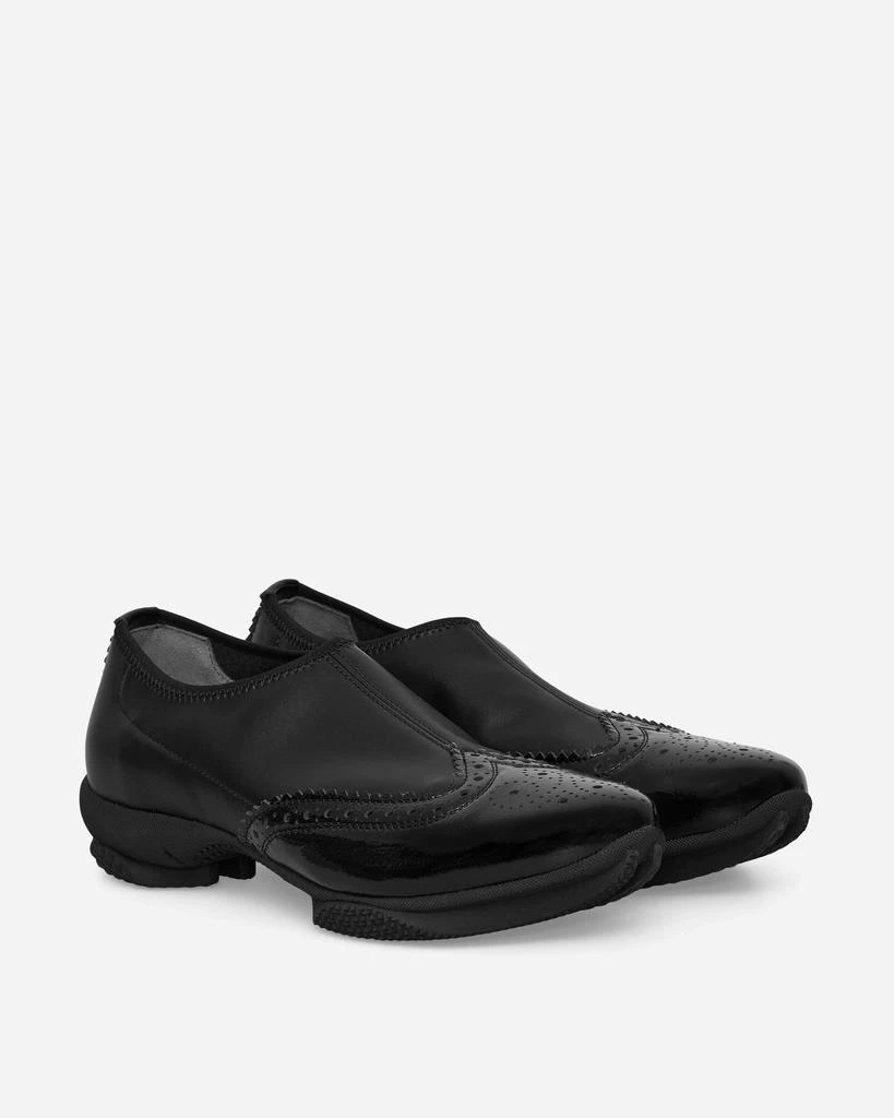 Kiko Kostadinov Sonia Slip On Brogue Shoes Onyx Black 3