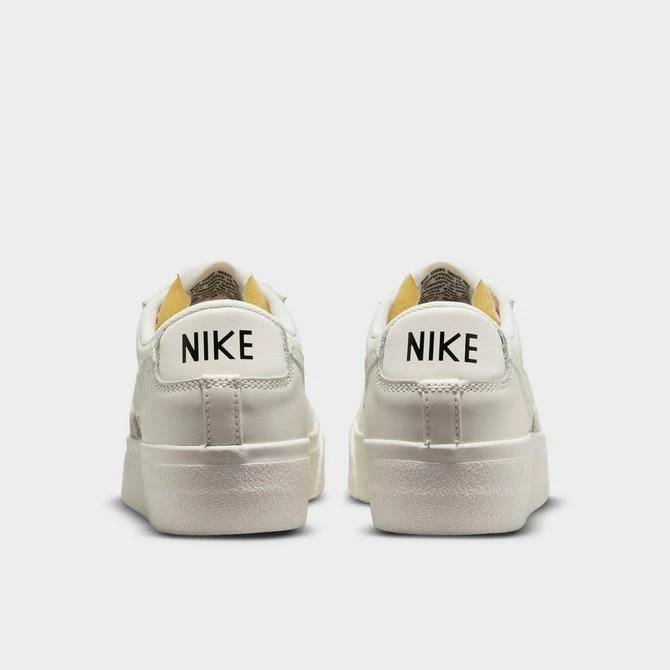 NIKE Women's Nike Blazer Low Platform Casual Shoes 4