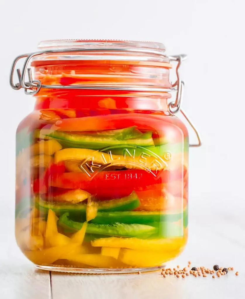 Kilner Set of 3 Square Clip Top Jars 8