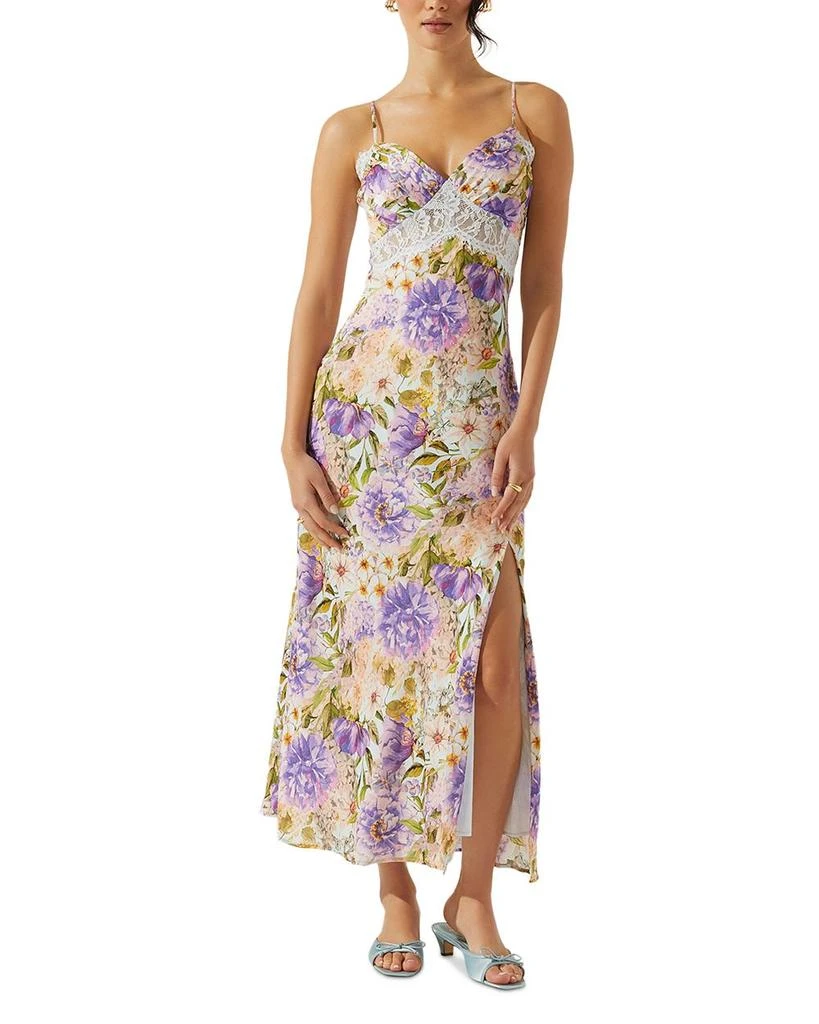 ASTR Ivanna Lace Trim Dress 1