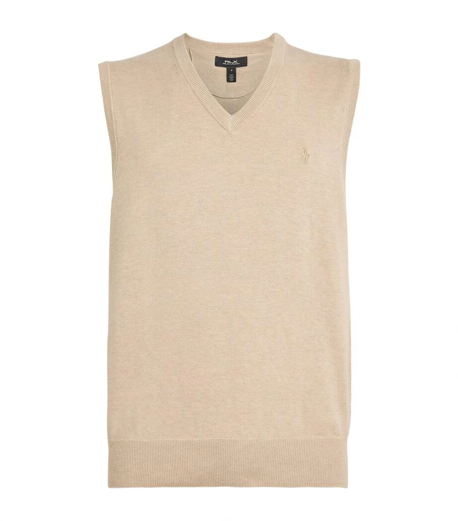 Ralph Lauren Cotton-Blend Polo Pony Sweater Vest 1