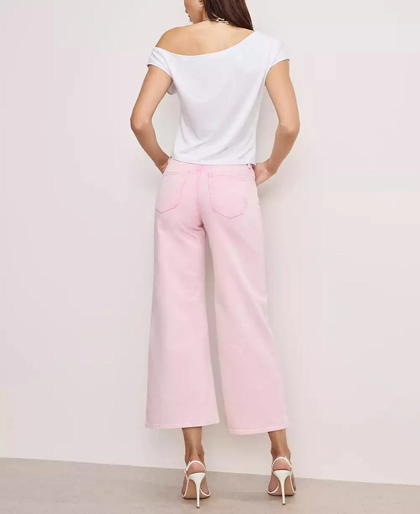 Good American Women's Good Waist Palazzo Cropped Jeans 2