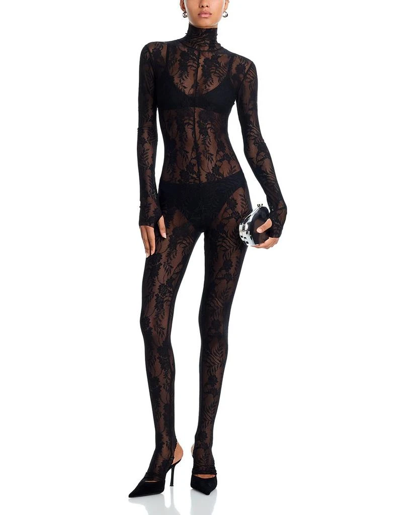 Norma Kamali Lace Catsuit 9