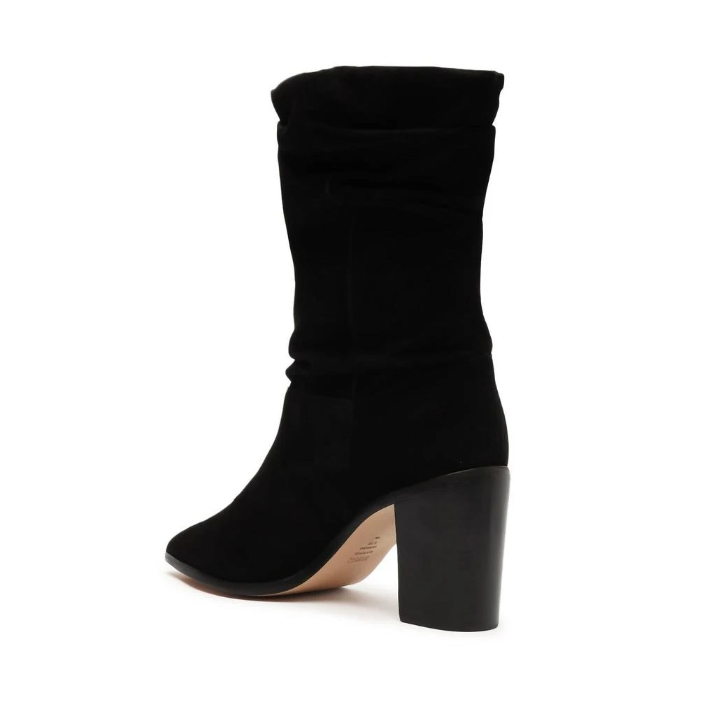 Schutz Women Ashlee Block Suede Bootie In Black 3