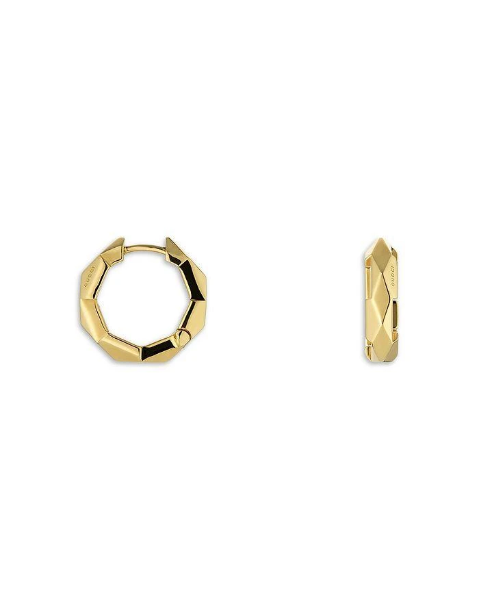 Gucci 18K Yellow Gold Link to Love Hoop Earrings 1