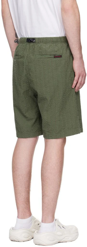 Gramicci Green Micro Plaid Shorts 3