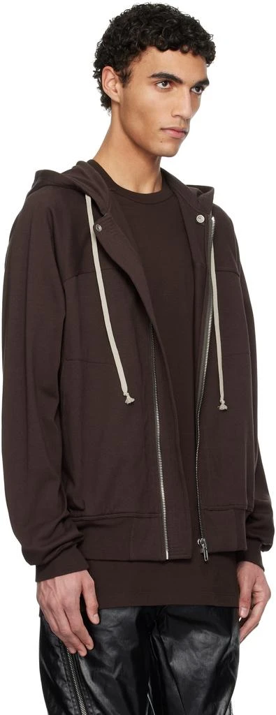 Rick Owens Brown Hollywood Windbreaker Hoodie 2