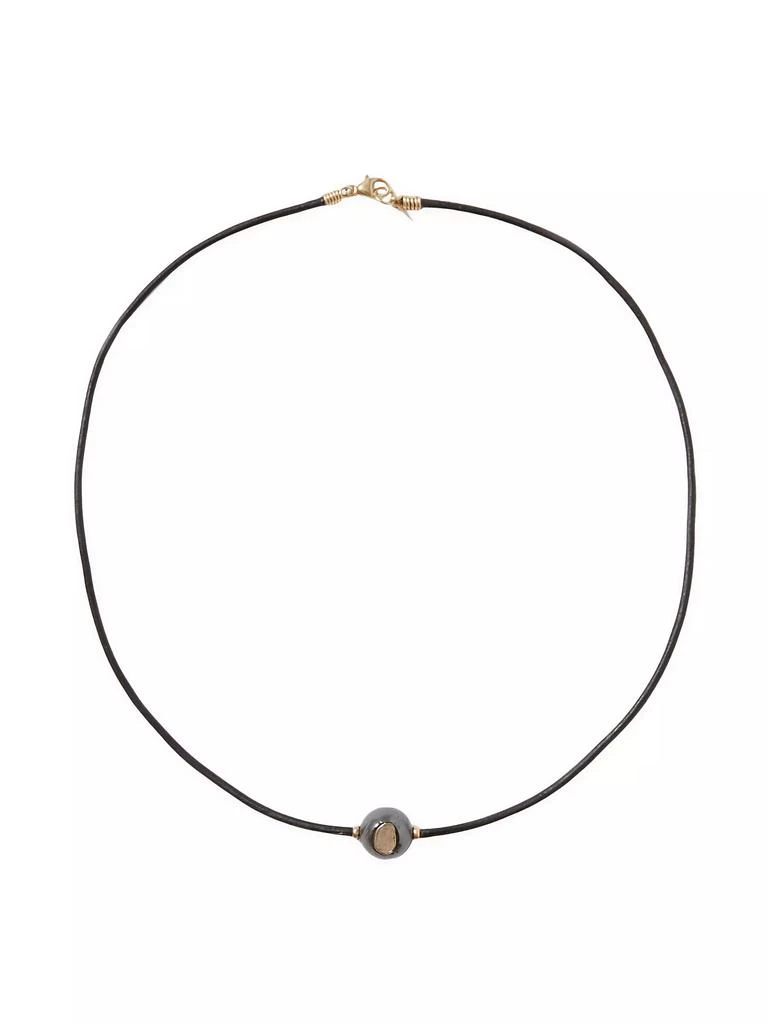 Chan Luu 14K Yellow Gold, 0.20 TCW Diamond & Tahitian Pearl Pendant Necklace 1