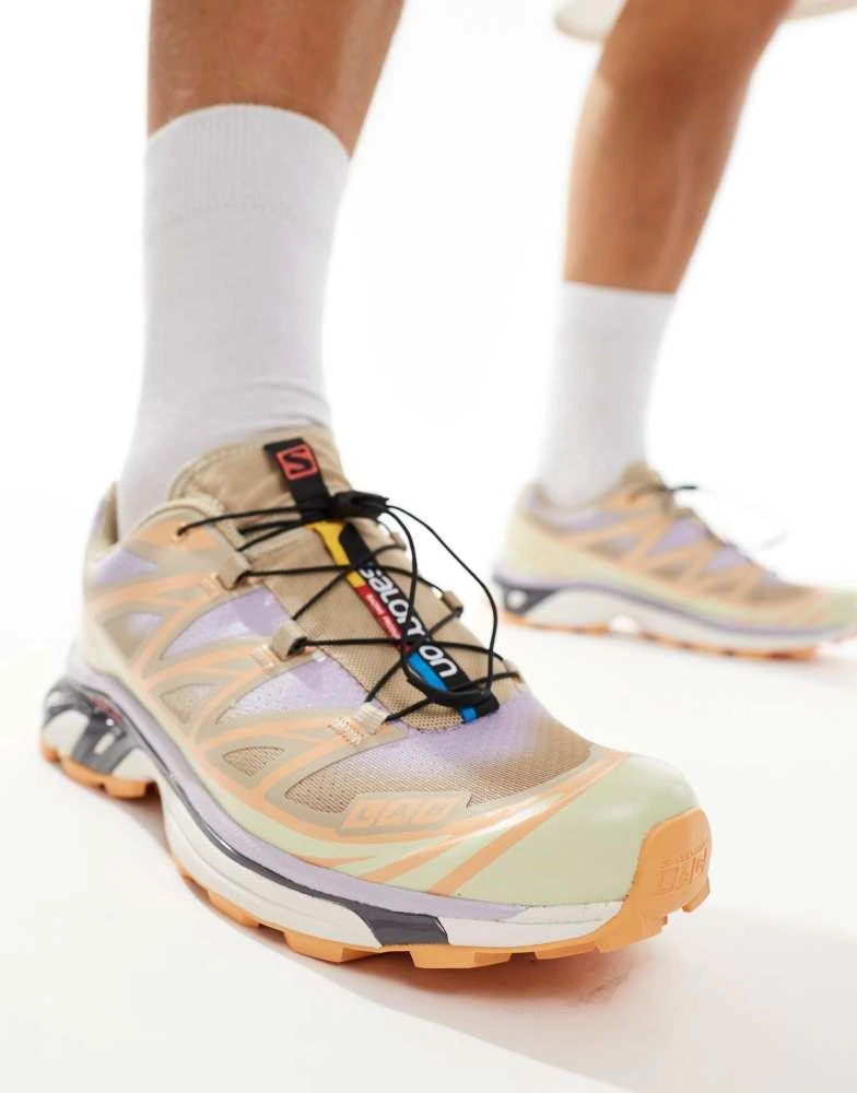 Salomon Salomon XT-6 Skyline trainers in white pepper 1