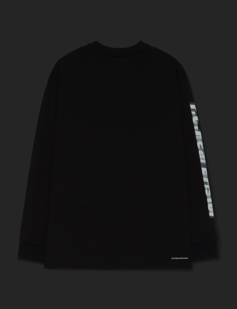 F.C. Real Bristol Blurred Logo Long Sleeve Team Pocket T-shirt 6