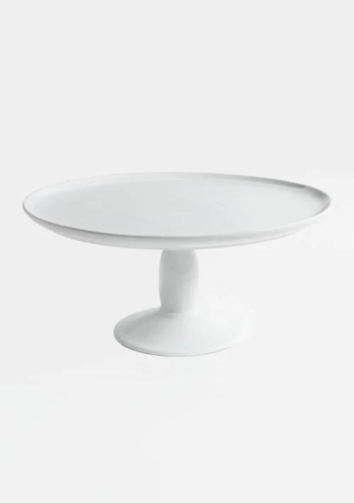 Martha Stewart Stewart White Fine Ceramic Cake Stand 1