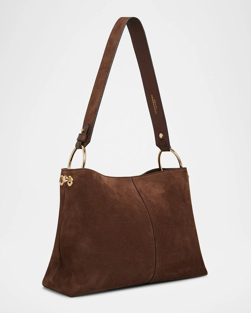 STRATHBERRY Lana Leather & Polyester Hobo Bag 3