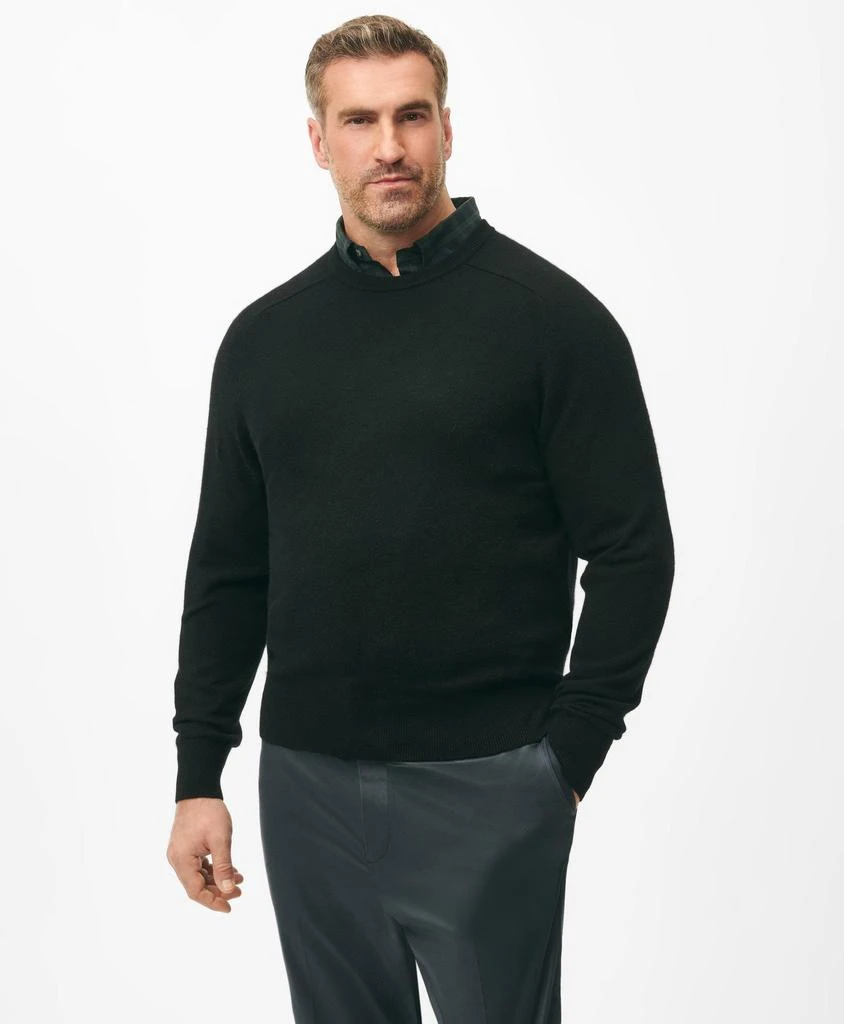 Brooks Brothers Big & Tall 3-Ply Cashmere Crewneck Sweater 1