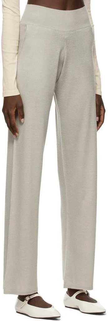Frenckenberger Grey Wide Leg Lounge Pants 2