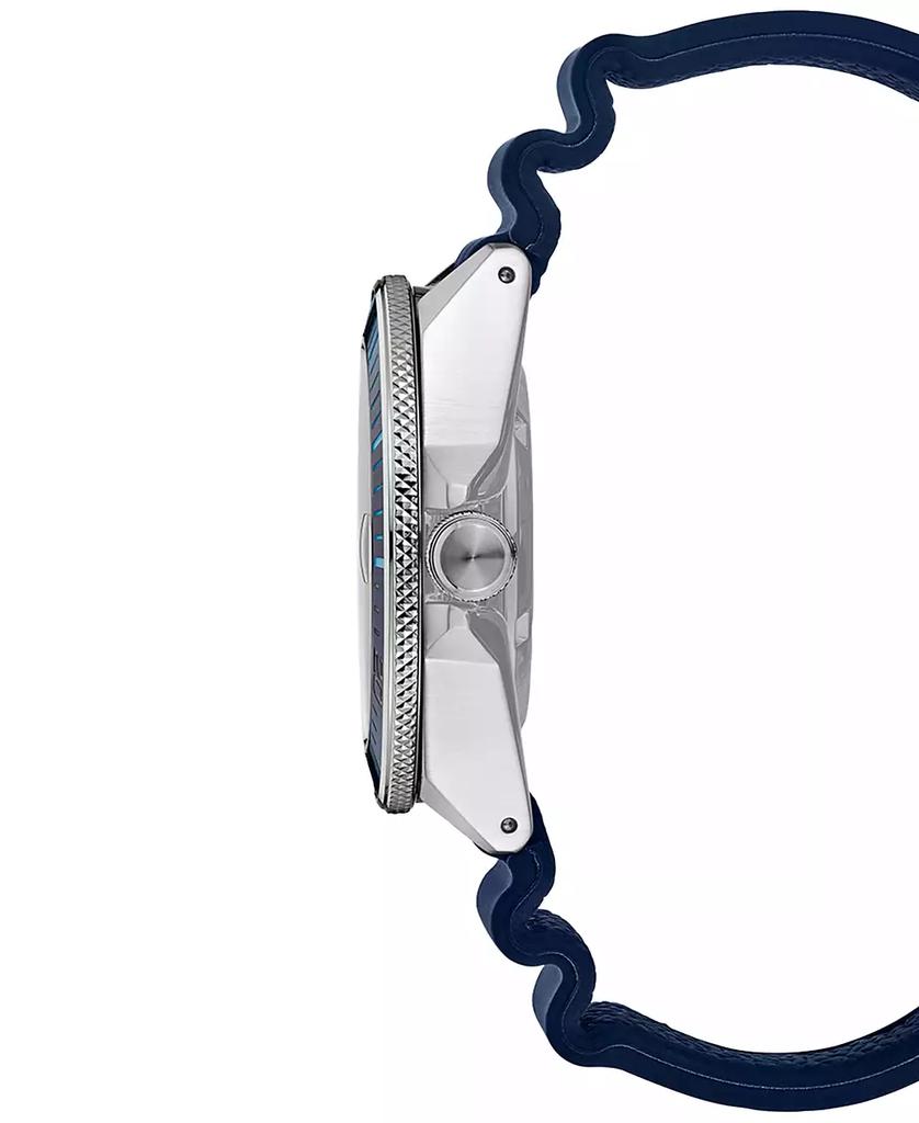 Seiko Men's Automatic Prospex PADI Special Edition Blue Silicone Strap Watch 45mm