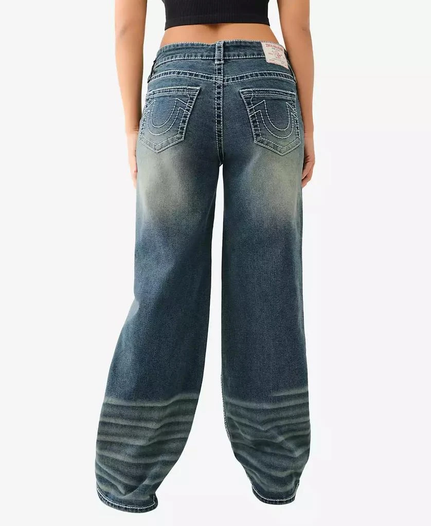 True Religion Women's Bobbi Big T Baggy Jeans 2