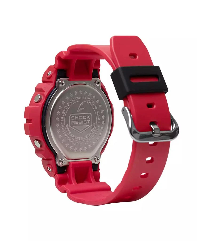 G-Shock Men's Japanese Quartz Red Resin Watch 3