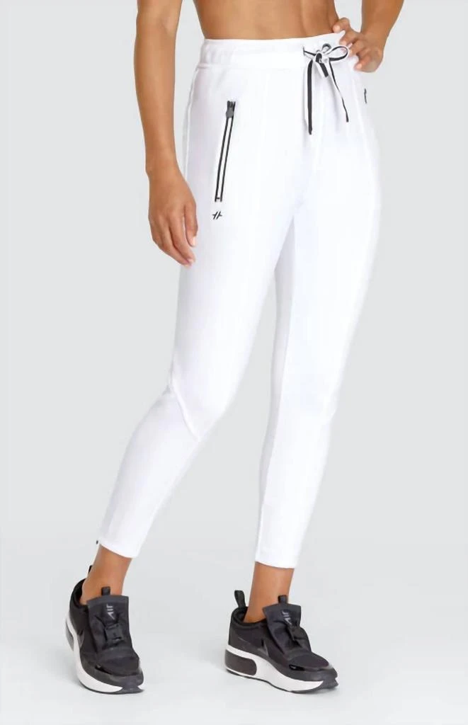 Tail Activewear Eleanor Jogger Pants In White 4