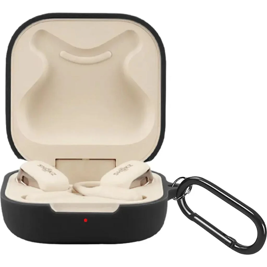 SAHARA - Venture Series Silicone Case for Shokz OpenFit and OpenFit 2 True Wireless Headphones - Black 2