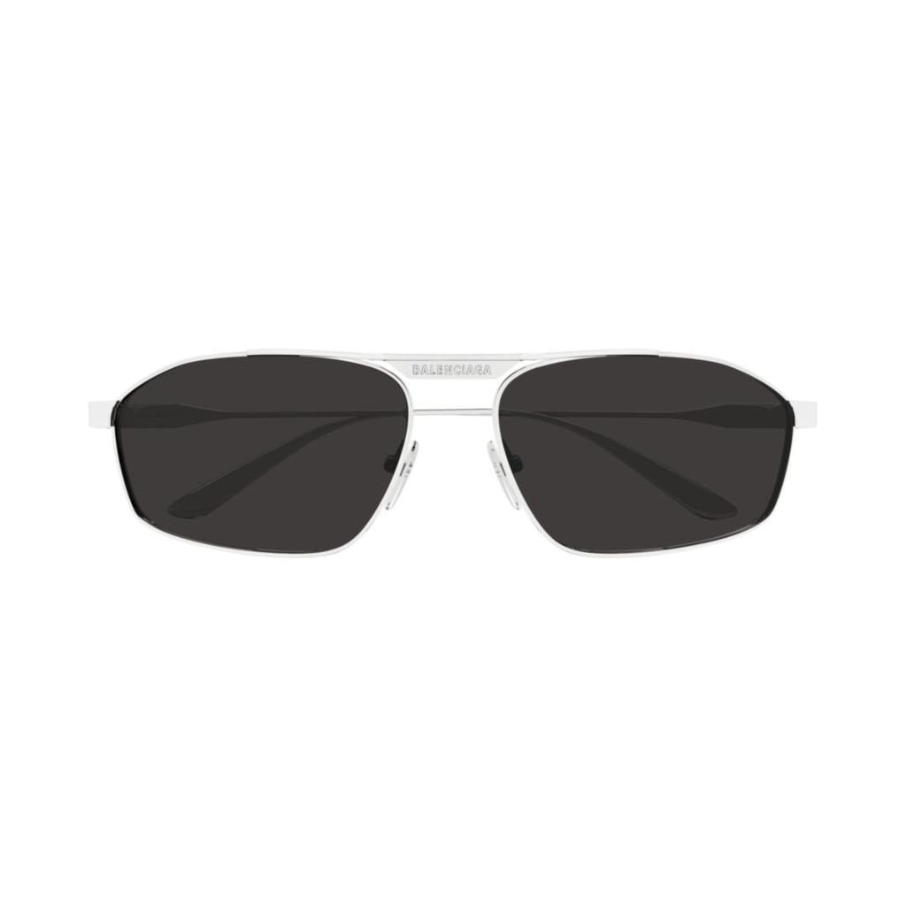 Balenciaga Black Dynamo Rectangle Sunglasses - Sunglasses