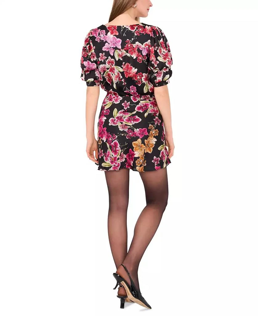 1. State Women's Floral-Print Bubble-Sleeve Blouse 7