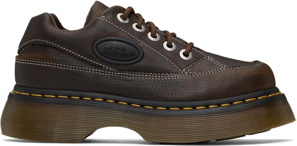 Dr. Martens Brown Buzz 5-Eye Grizzly Leather Derbys 1